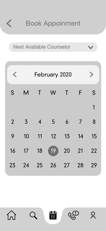 Calendar Date Selection