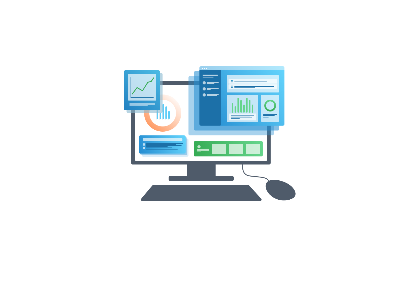 Switch to Desktop Illustration - appears when mobile users must switch to a desktop to get the full WordStream Software experience